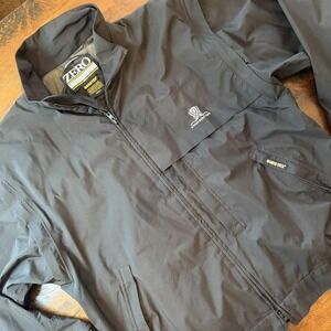 Zero Restriction Jacket Mens Large Black GORE-TEX Wynn Golf Tour-Lite Traveler